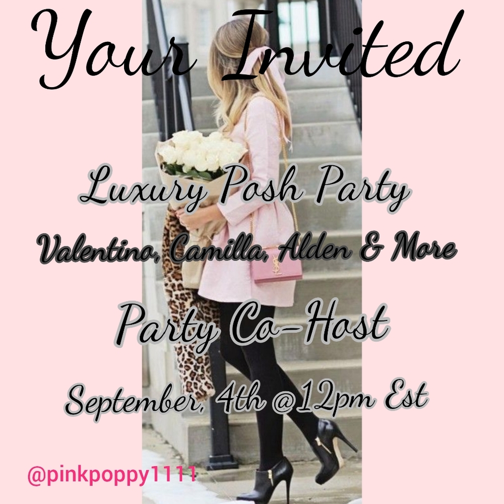 Join Me As We Celebrate  "Luxury" Posh Party ~ September 4th @12pm Est.